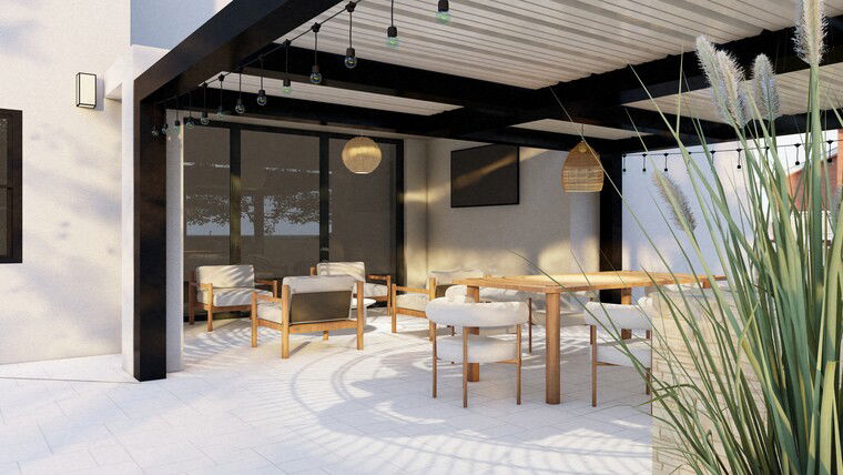 Diseño en línea Patio Contemporáneo por Dusan J. miniatura