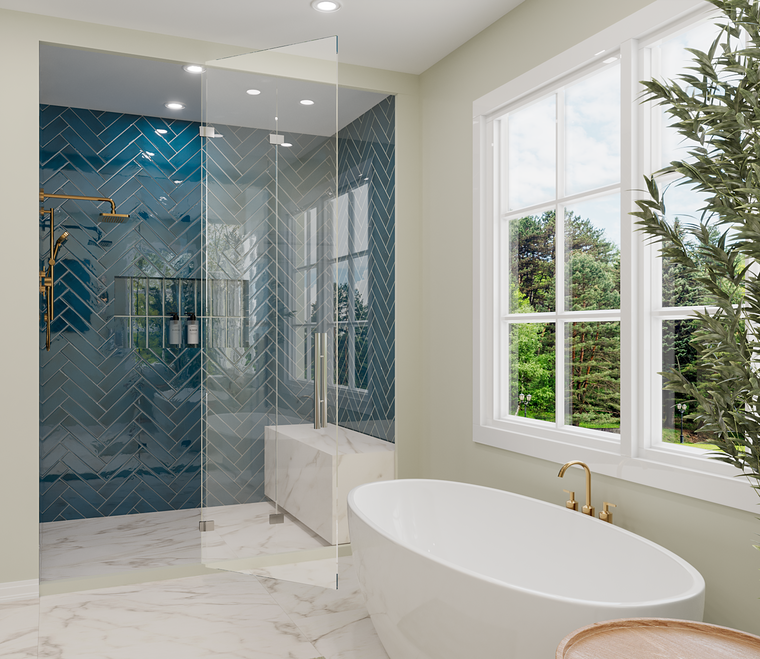 Online design Modern Bathroom by Leyla A. thumbnail