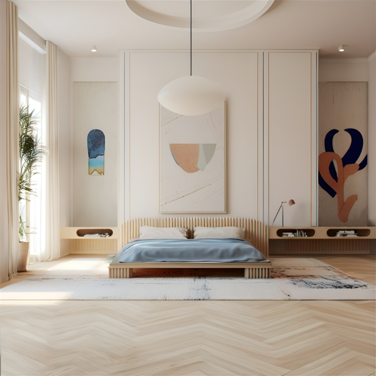 Diseño en línea Dormitorio Contemporáneo por Sanaz M. miniatura