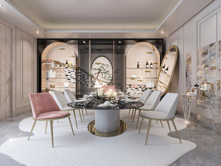 Online design Contemporary Dining Room by Esra S. thumbnail