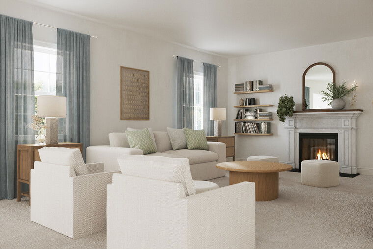 Online design Transitional Living Room by Samantha B. thumbnail