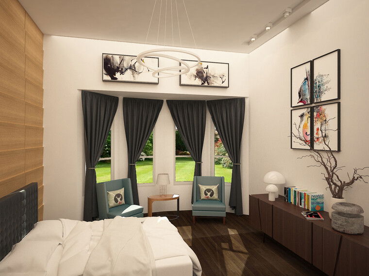 Online design Modern Bedroom by Lidija P. thumbnail