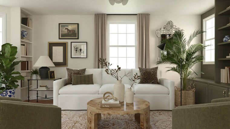 Online design Transitional Living Room by Marya W. thumbnail