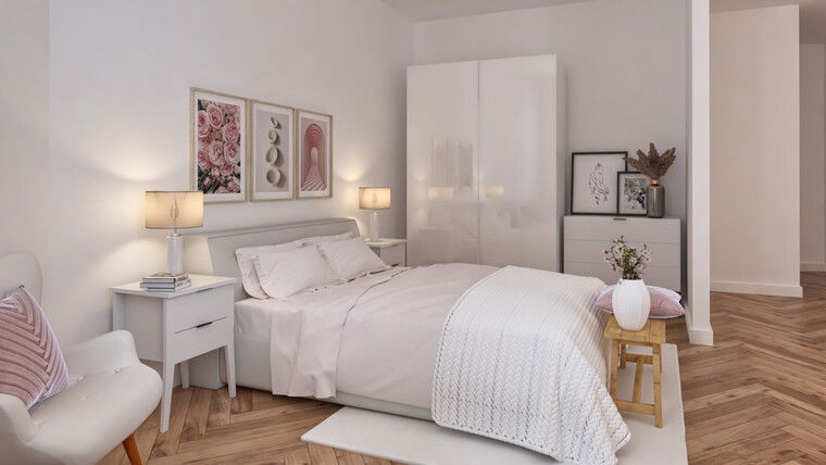 Diseño en línea Dormitorio Transicional por Petra P. miniatura