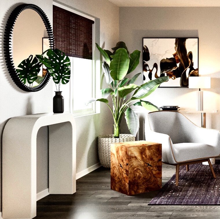Online design Modern Living Room by Berkeley H. thumbnail