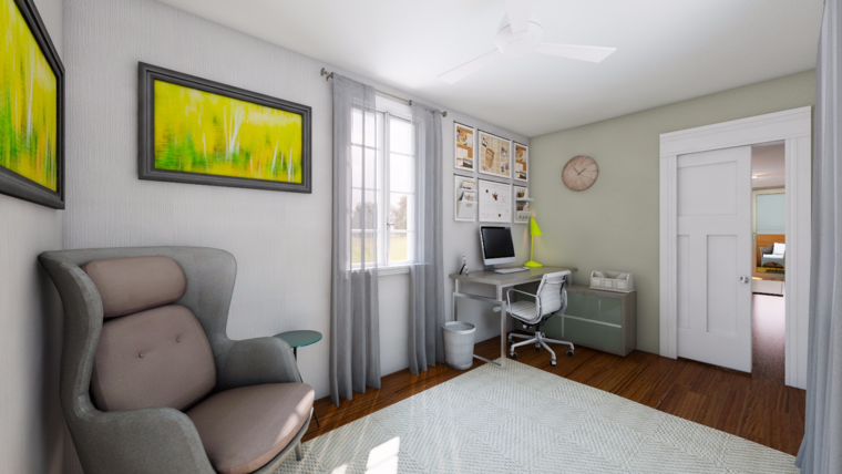 Online design Contemporary Home Office by Annika M. thumbnail