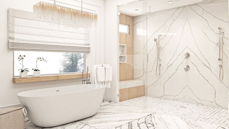 Online design Contemporary Bathroom by Erika F. thumbnail