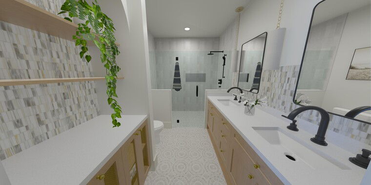 Online design Transitional Bathroom by Carla A. thumbnail