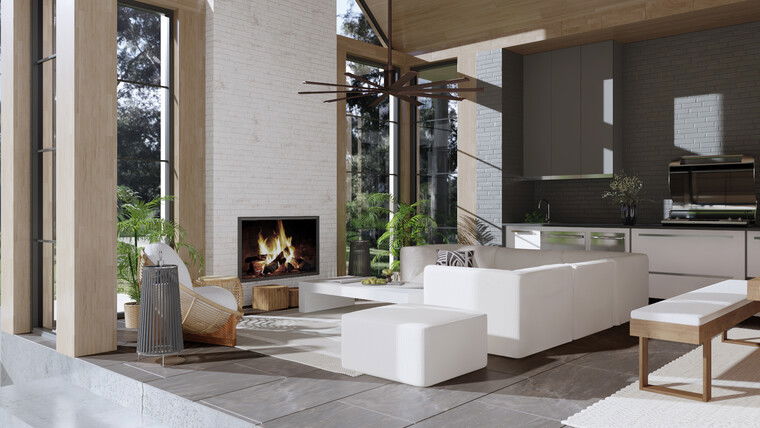 Diseño en línea Patio moderno por Nikola P. miniatura