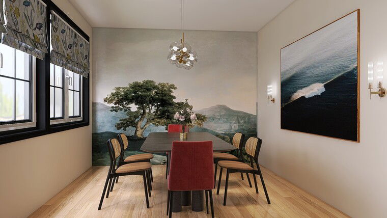 Online design Eclectic Dining Room by Jacky G. thumbnail