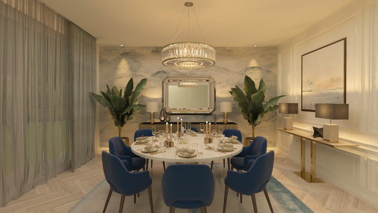Online design Contemporary Dining Room by Salma o. thumbnail