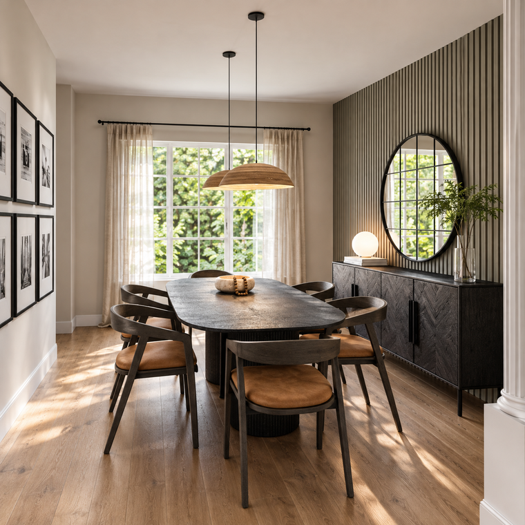 Diseño en línea Sala de Comedor Contemporáneo por Vale G. miniatura