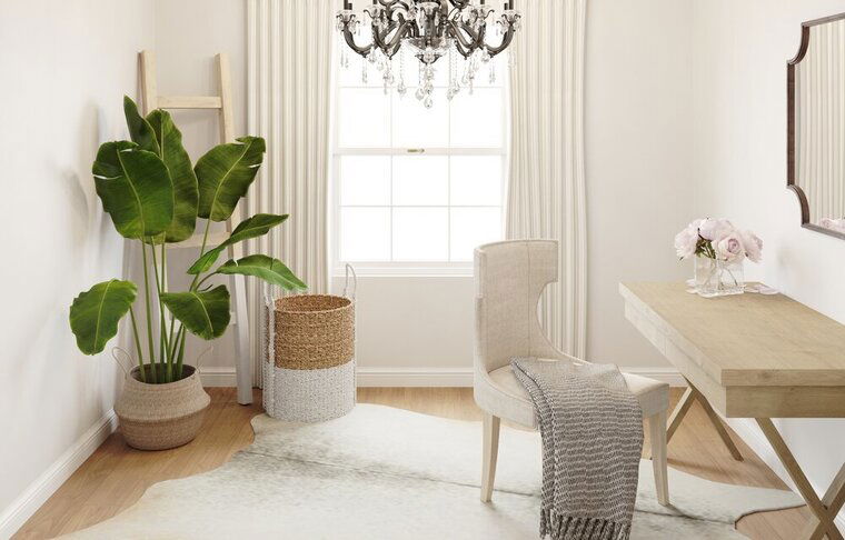 Online design Country/Cottage Home Office by Kamila A. thumbnail