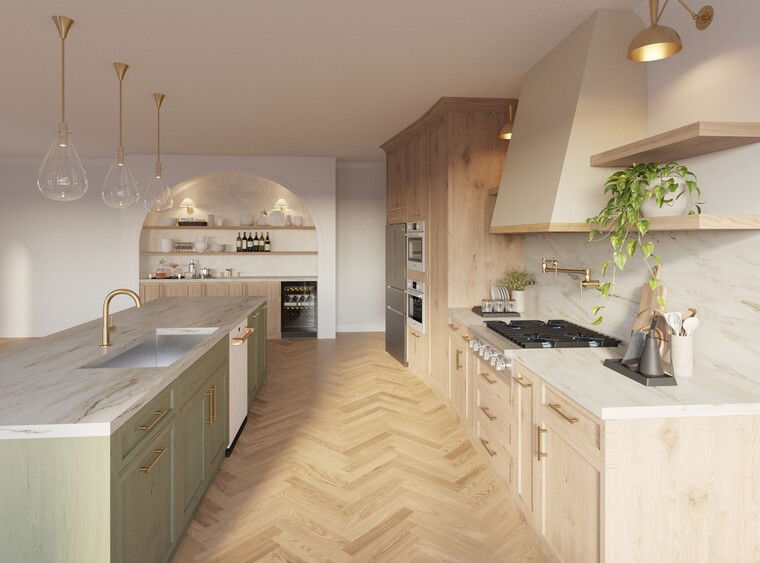 Online design Transitional Kitchen by Nada M. thumbnail