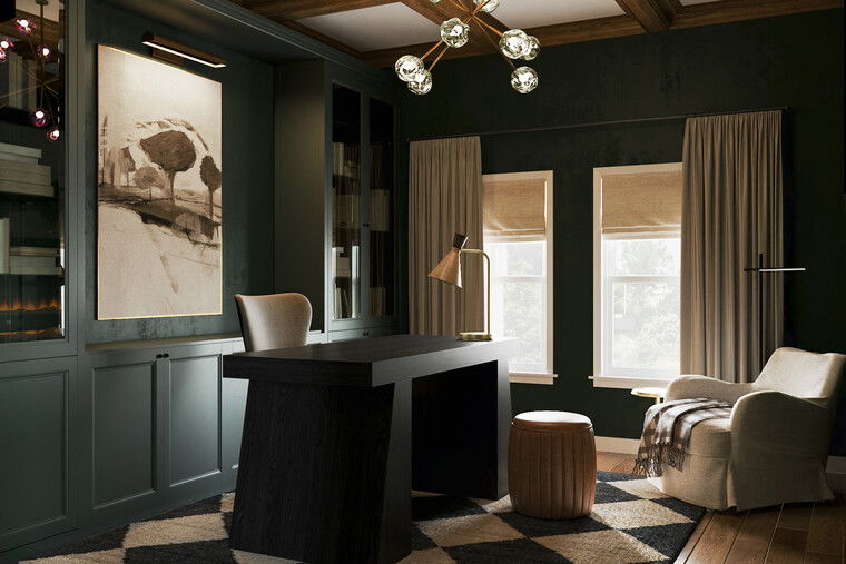Online design Traditional Home Office by Casey H. thumbnail