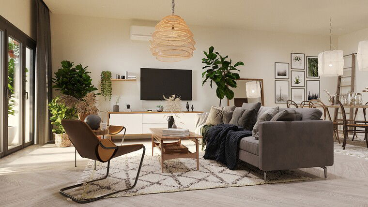 Online design Eclectic Living Room by Aida A. thumbnail