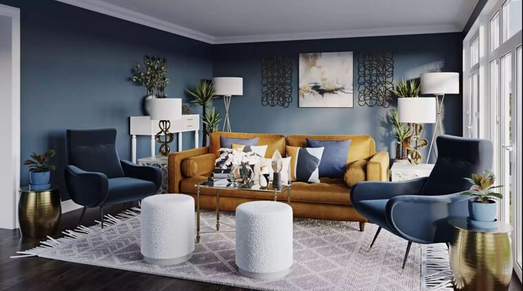 Online design Modern Living Room by Tee A. thumbnail