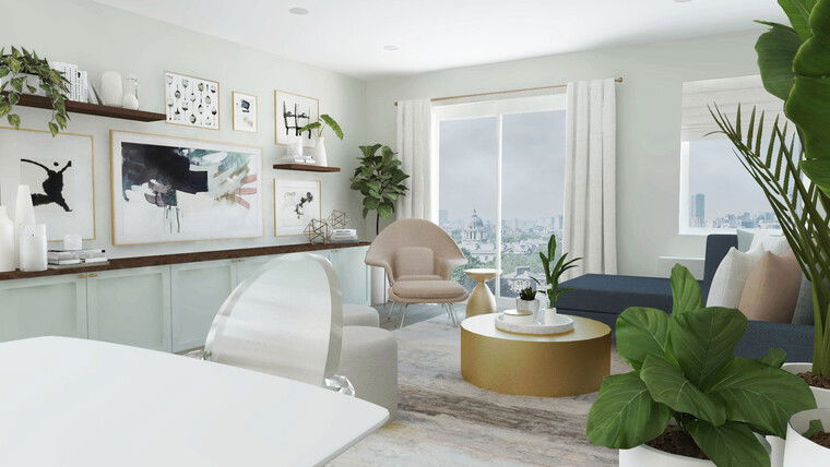 Online design Contemporary Living Room by Selma A. thumbnail