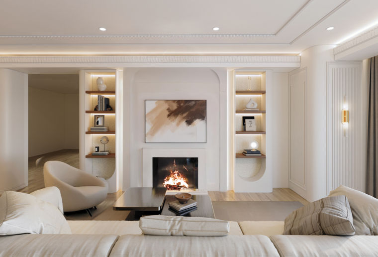 Diseño en línea Sala de Estar Moderna por Sanaz M. miniatura
