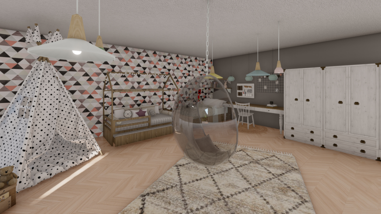 Online design Country/Cottage Kids Room by Seda G. thumbnail