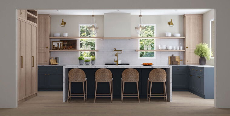 Diseño en línea Cocina Transicional por Lauren K. miniatura