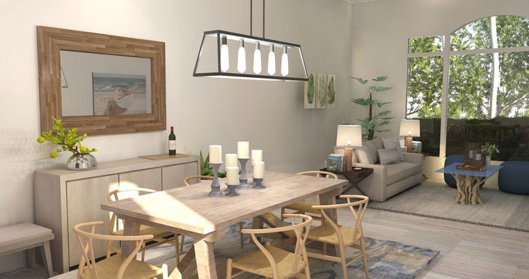 Online design Beach Combined Living/Dining by Brittany J. thumbnail