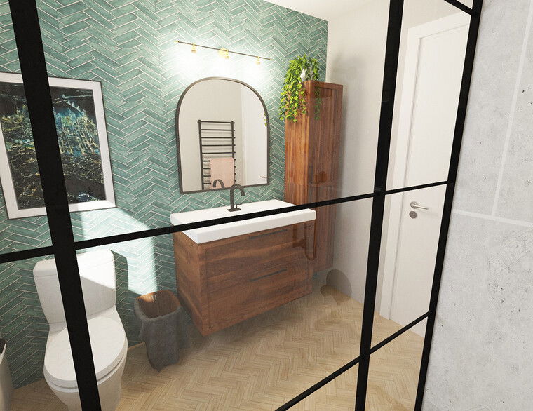 Online design Contemporary Bathroom by Janja R. thumbnail