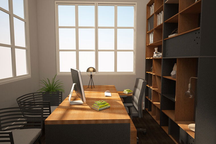 Online design Modern Home Office by Lidija P. thumbnail