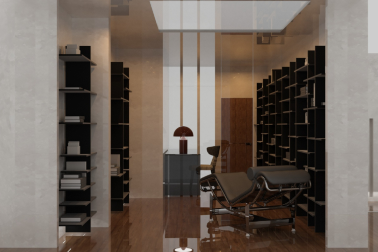 Online design Contemporary Home Office by Olivia V. thumbnail