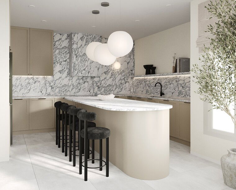 Online design Contemporary Kitchen by Darya A. thumbnail