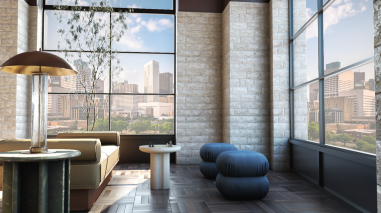 Online design Transitional Combined Living/Dining by Belal H. thumbnail