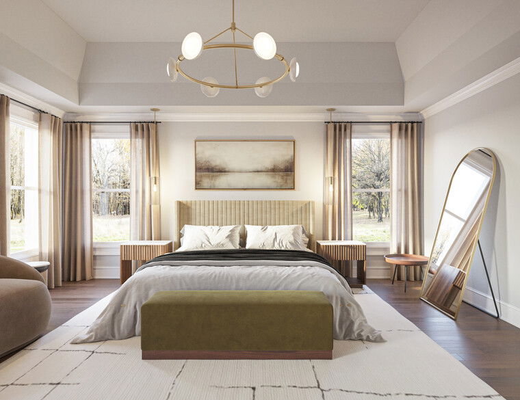 Diseño en línea Dormitorio Contemporáneo por Nada M. thumbnail