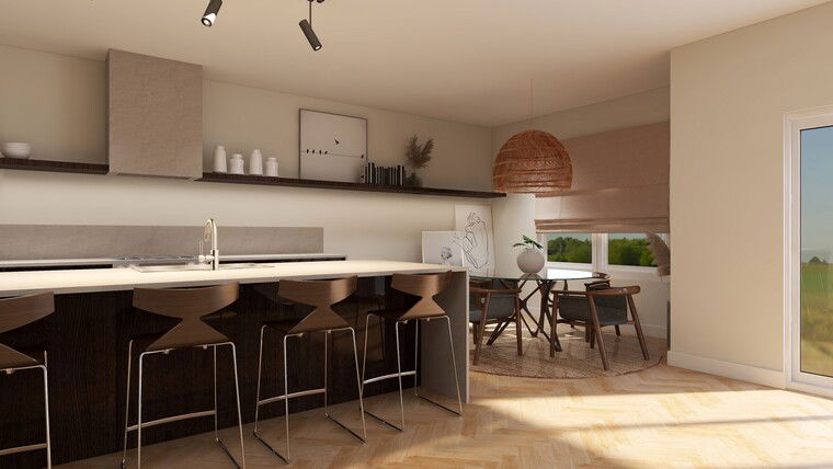 Online design Modern Kitchen by Martyna C. thumbnail