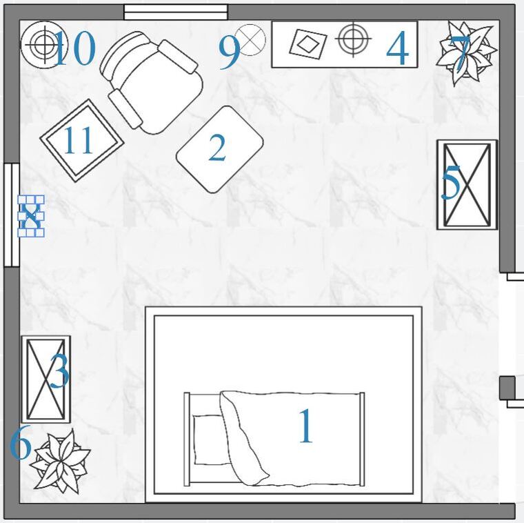 Online Designer Nursery Floorplan