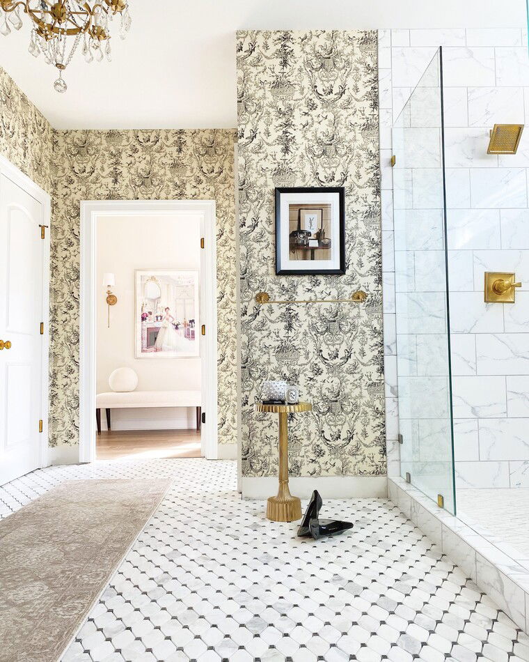 Online design Traditional Bathroom by Valerie D. thumbnail