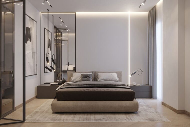 Online design Contemporary Bedroom by Thoraya A. thumbnail