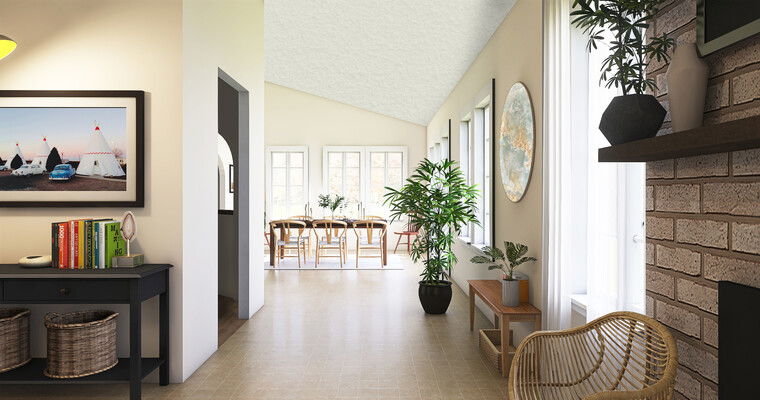 Diseño en línea Salón contemporáneo por Erin R. miniatura