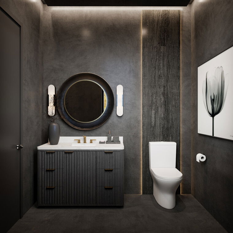 Online design Modern Bathroom by Erika F. thumbnail