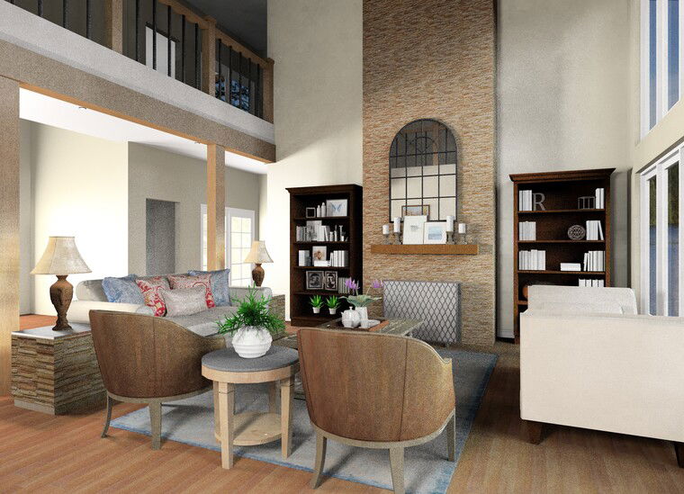 Online design Traditional Living Room by Nor Aina M. thumbnail
