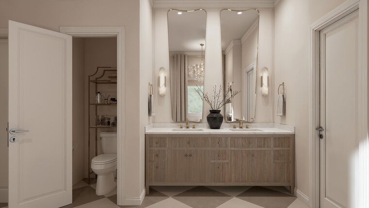 Online design Contemporary Bathroom by Erika F. thumbnail
