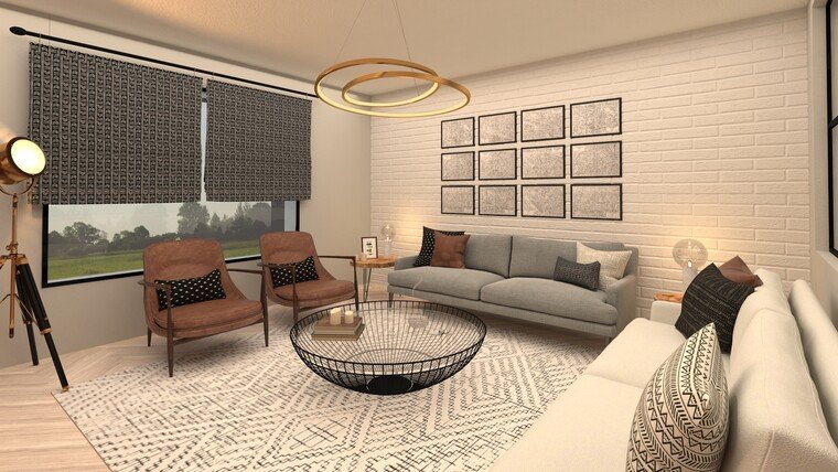 Online design Eclectic Living Room by Salma o. thumbnail