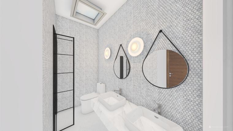 Online design Modern Bathroom by Ana L. thumbnail