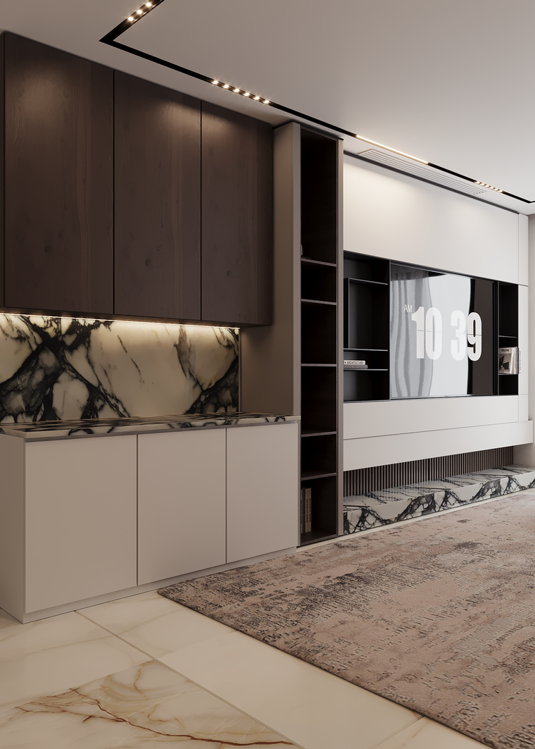 Online design Modern Combined Living/Dining by Tara M. thumbnail