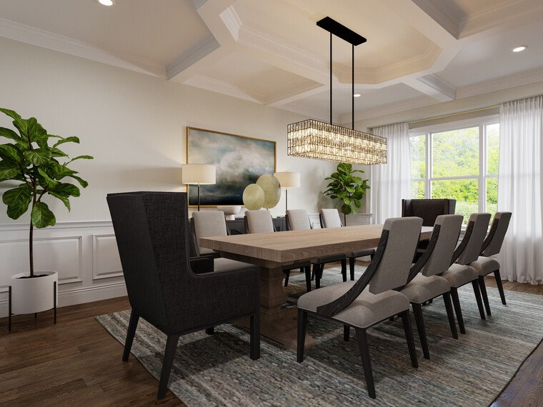 Online design Transitional Dining Room by Drew F. thumbnail