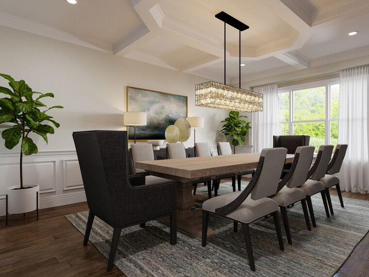 Online design Transitional Dining Room by Drew F. thumbnail