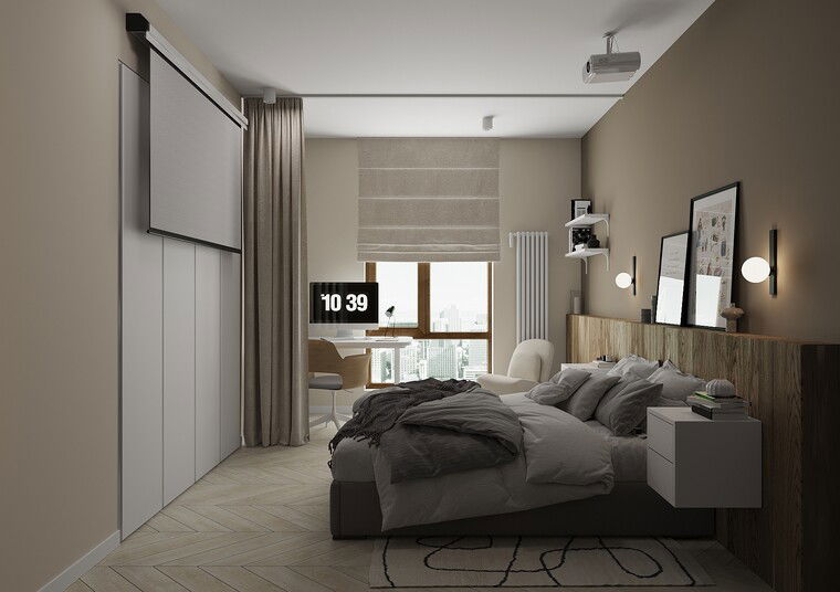 Online design Contemporary Bedroom by Darya A. thumbnail