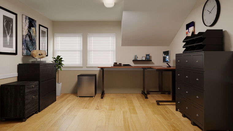 Online design Transitional Home Office by Felipe N. thumbnail