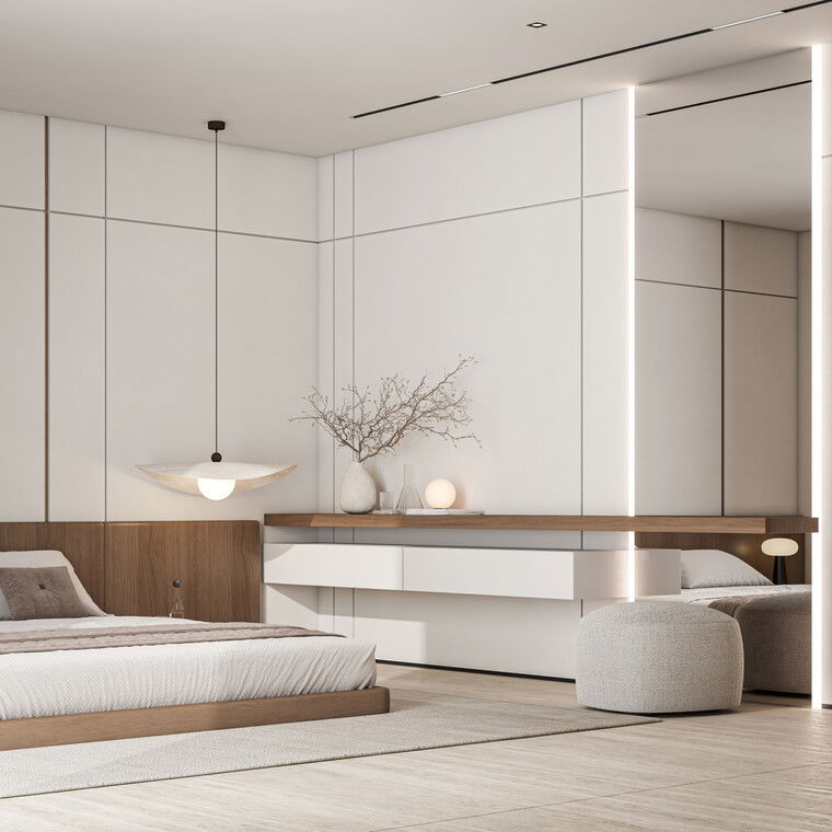 Online design Modern Bedroom by Salma T. thumbnail