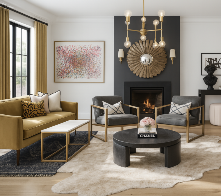 Online design Glamorous Living Room by Stacy D. thumbnail