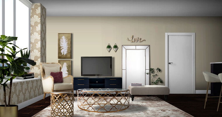 Online design Glamorous Living Room by Marisa G. thumbnail